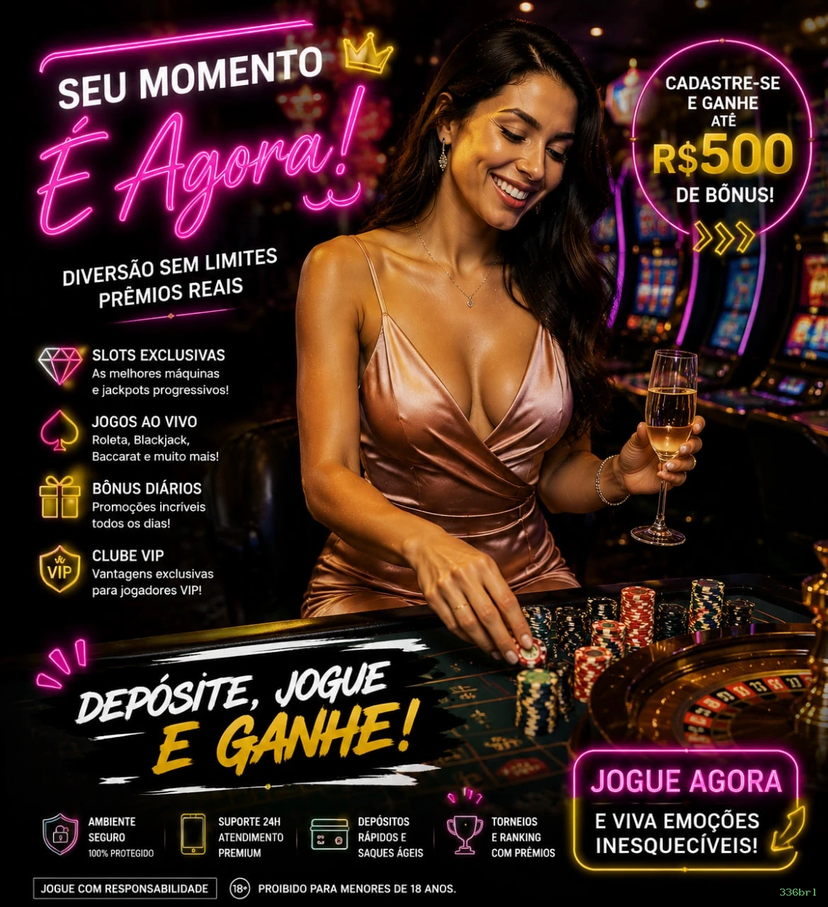 Conta 336brl sincronizada site e app
